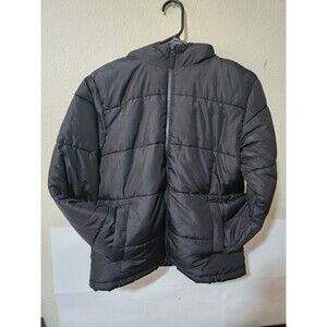 Swiss Tech Youth Unisex L 10/12 Plus Puffer Jacket Performance Gear Peak Black